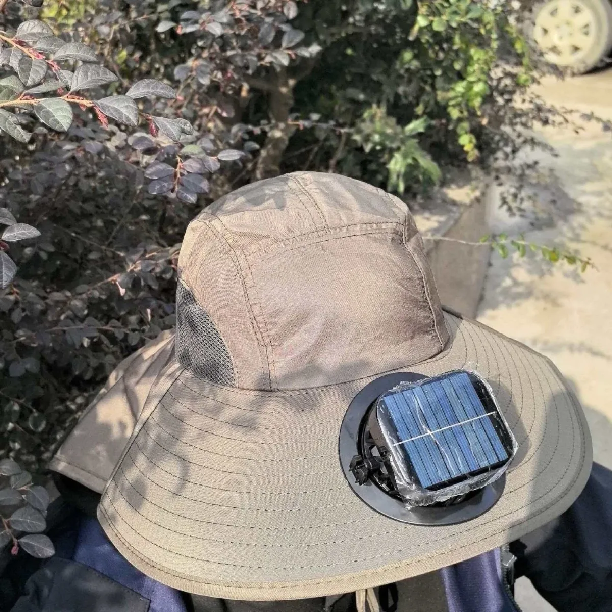 Summer Solar-powered Fan Fashion Fisherman Hat Wide brimmed Outdoor UV Protection Cool Sunhat Bucket Hat
