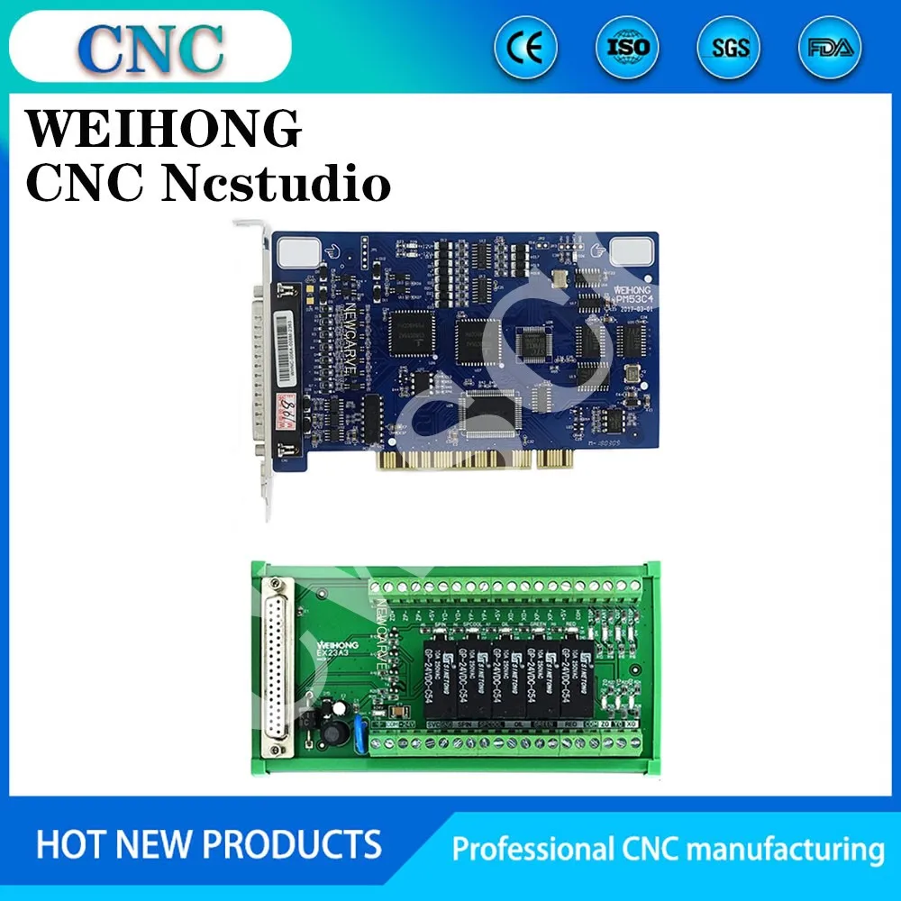 PM53C nc studio 3 axis controller V8 compatible weihong control system for cnc engraving router machine TECNR