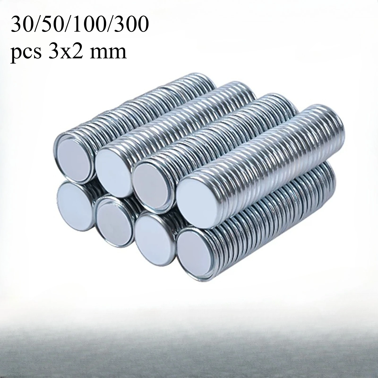 3x2mm Round Durable Super Strong Magnet 3mm X 2mm N35 Permanent NdFeB 3*2 Powerful Magnetic Disc Imanes Refrigerator Magnet