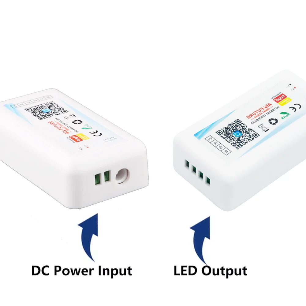 DC12-24V Tuya WiFi LED Strip Controller 30A DIM/CCT/RGB/RGBW 5050 COB LED Light Dimmer Smart Life Voice Control for Alexa Google