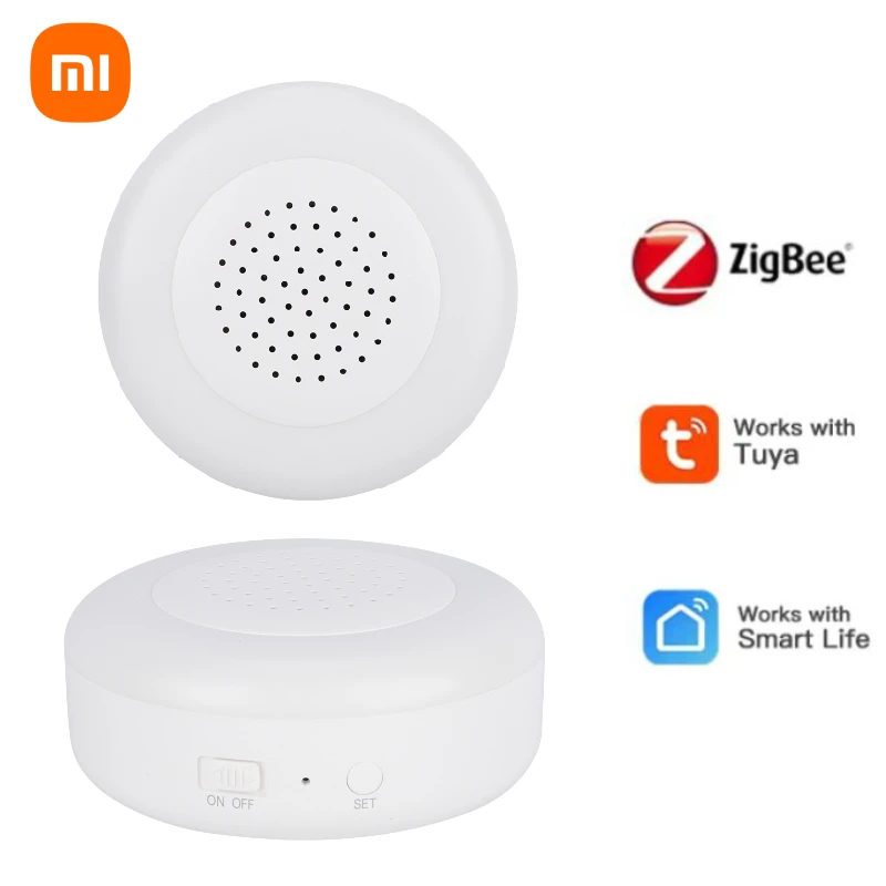 

Xiaomi Multimode WiFi Zigbee3.0 Bluetooth Mesh Alarm Smart Home Gateway Doorbell With RGB Nightlight Function Home Accessories