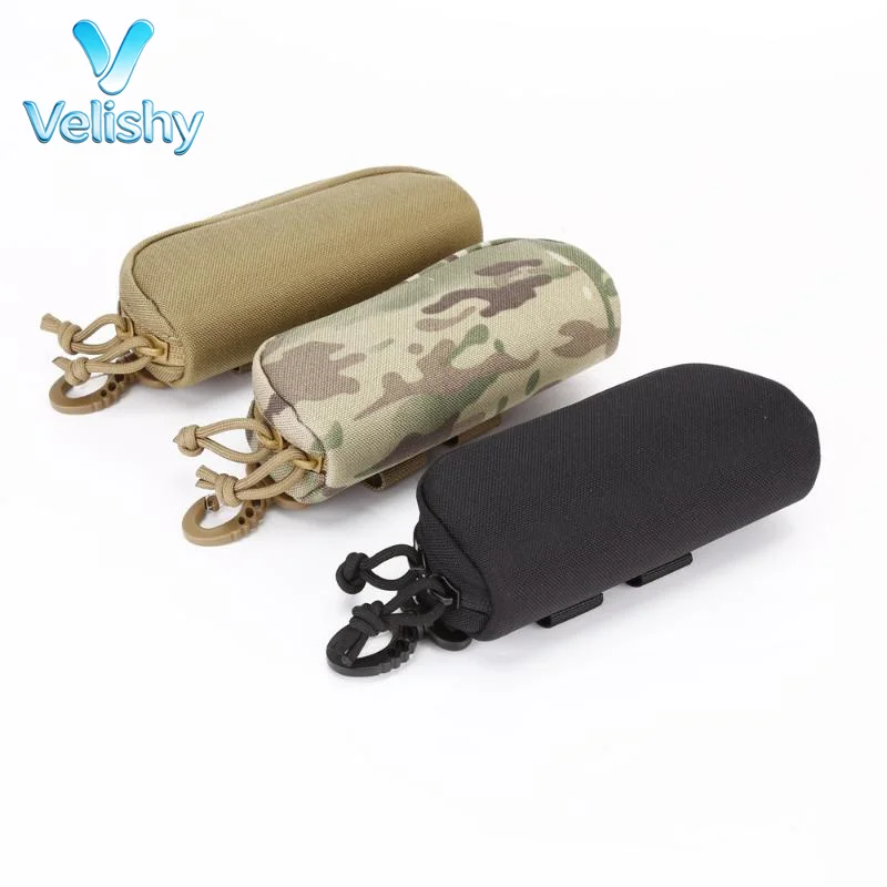 Tactical Hunting Sunglasses Storage Bag Molle Durable Scratch Resistant Goggles Case for Military Training