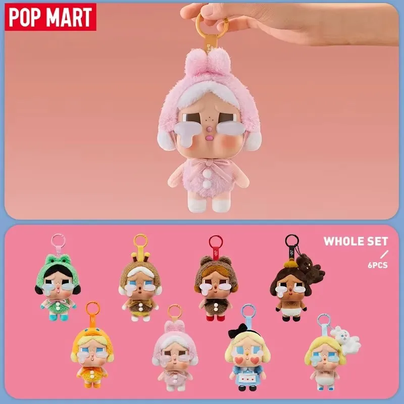 POPMART CRYBABY CRYING AGAIN Series Vinyl Blind Box Toys Kawaii Anime Action Figure Caixa Caja Surprise Mystery Box Dolls Girls