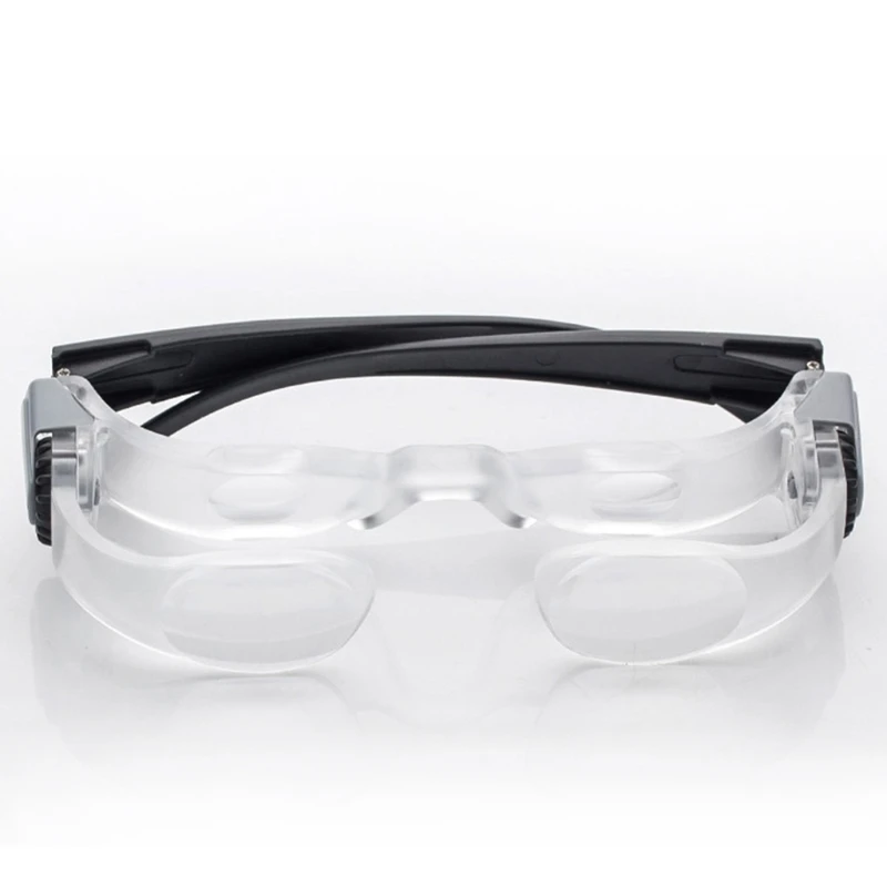 Television Glasses 2.1x 0 to +300 Degree Goggles Bi-nocular Glasses Handsfree Magnifier Far-Sightedness