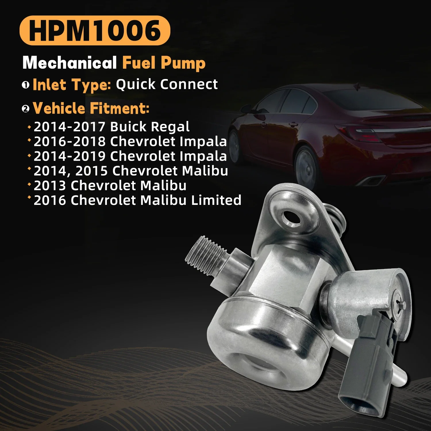 HPM1006  Fuel Pump ACDelco GM Original Equipment HPM1006，‎12658481