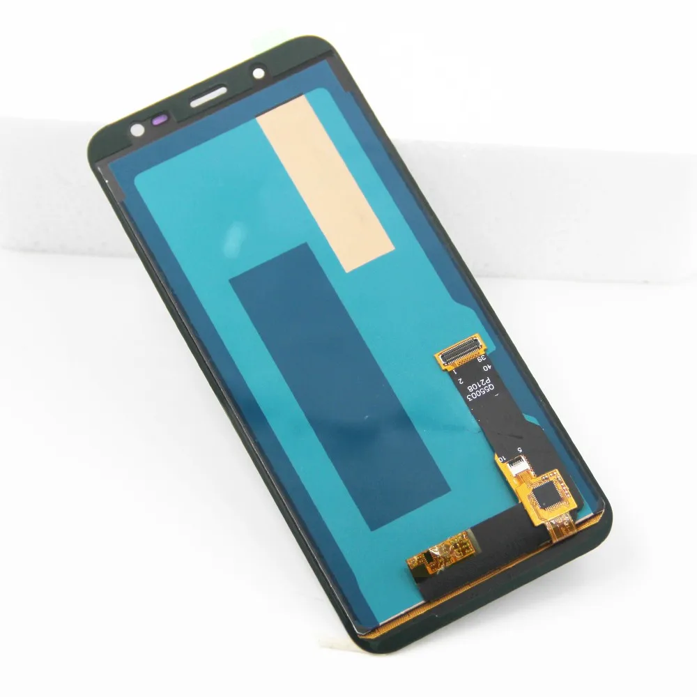 Incell j6 2018 j600 lcd para samsung galaxy j6 2018 j600 display lcd digital de toque digitador da tela substituição