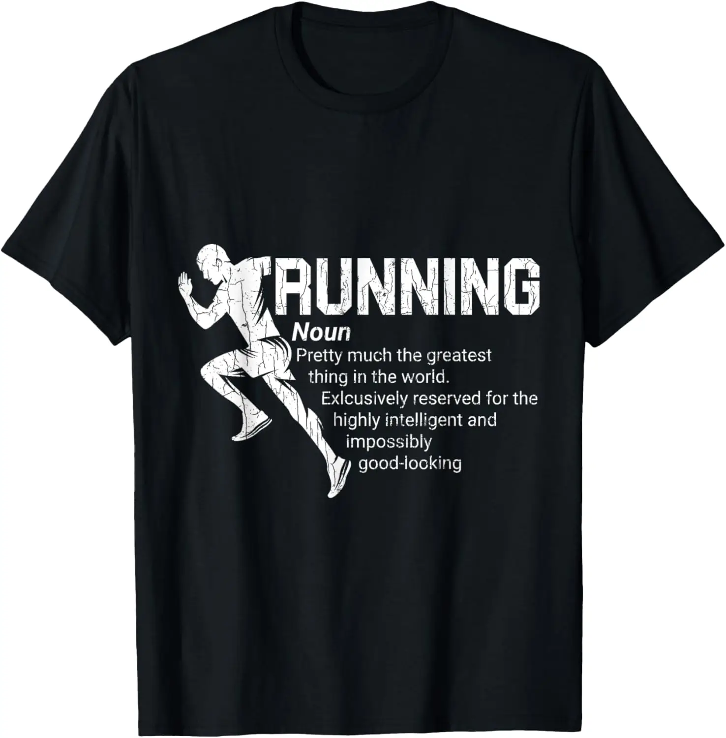 Running Definition Funny Marathon Runner Graphic T-Shirt