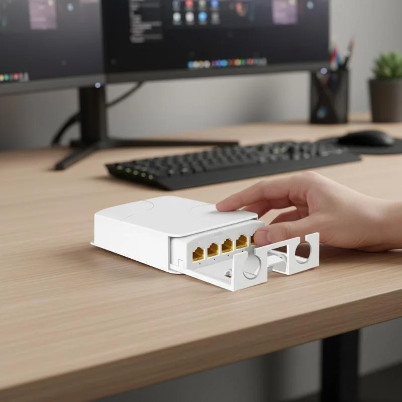 5 Port Waterproof POE Extender With 1000Mbps Gigabit Speed Stable Transmission For Outdoor Security Camera Network Extension