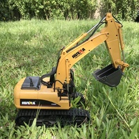 Huina 550 Wireless 15 Channel Excavator Electric Remote Control Engineering Vehicle New Model 550/650 Children Toy Birthday Gift