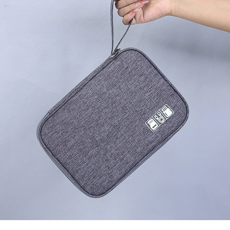Handheld Digital Tasche Multifunktionale Große Kapazität Feuchtigkeits Mesh Kopfhörer Ladegerät Datenkabel USB Reise Schutzhülle1PC