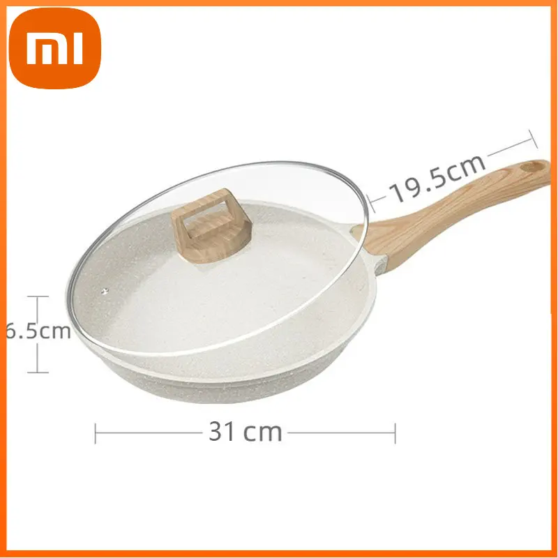 Xiaomi Nonstick Frying Pan Breakfast Wok Steak Egg Pancake Pot Set Coking Food Induction Cooker Ceramic Fry Pan StainlessSteel