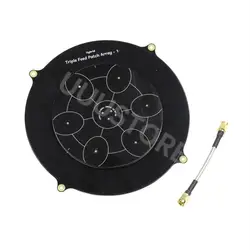 150mm Triple Feed Patch 5.8GHz 14dBi Pagoda Array FPV Antenna LHCP RHCP SMA Per RC Drone FPV Quadcopter