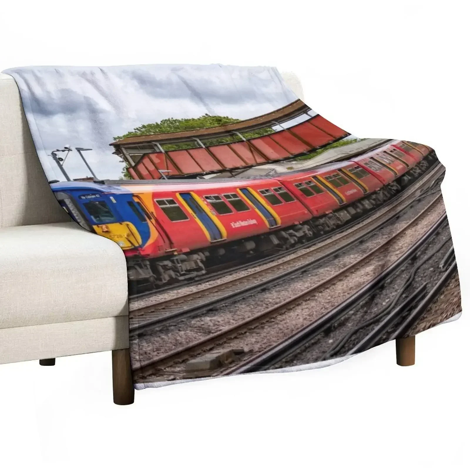 

Class 455 EMU Throw Blanket Sofas funny gift Bed Furry Blankets