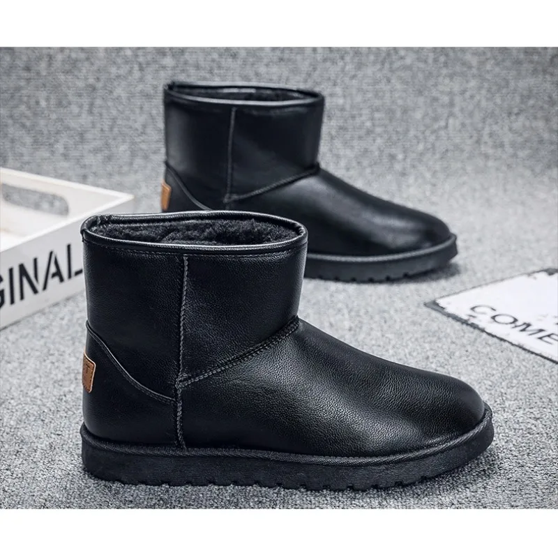 Bottes de neige chaudes et confortables pour hommes et femmes, chaussures de randonnée en velours non ald, résistantes à l'usure, extérieur, hiver, nouveau