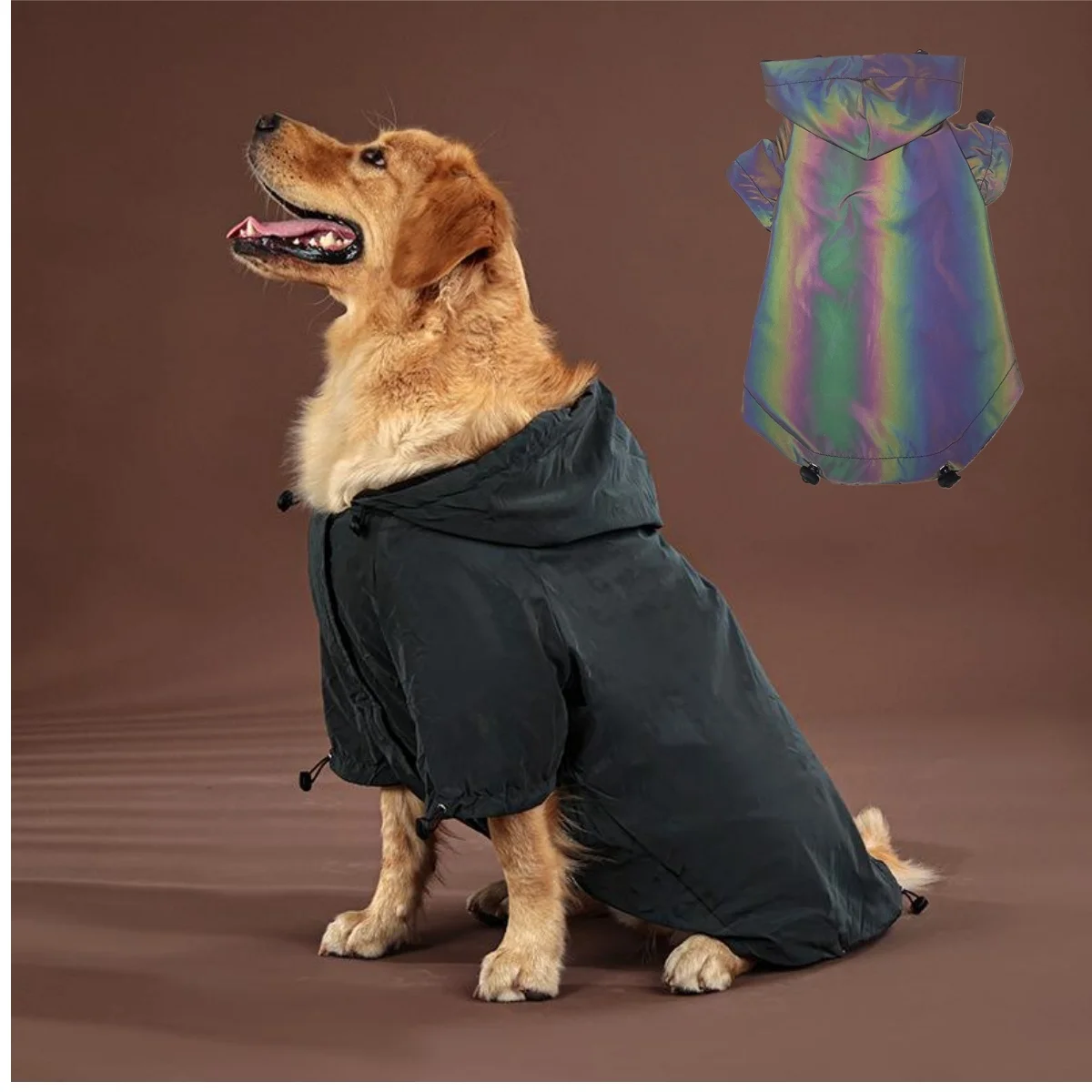 

Ветровки для собак, утепленные хлопковые куртки, штурмовые куртки, светоотражающая цветная одежда для больших собак, модная осенне-зимняя одежда