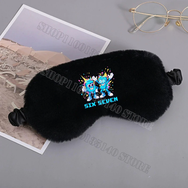 Steal A Brainrot Blindfold Sleep Eye Mask 67 Six Seven Light Proof Night To Sleep Eye Covering Soft Cool Eyeshade Men Women Gift - view 4