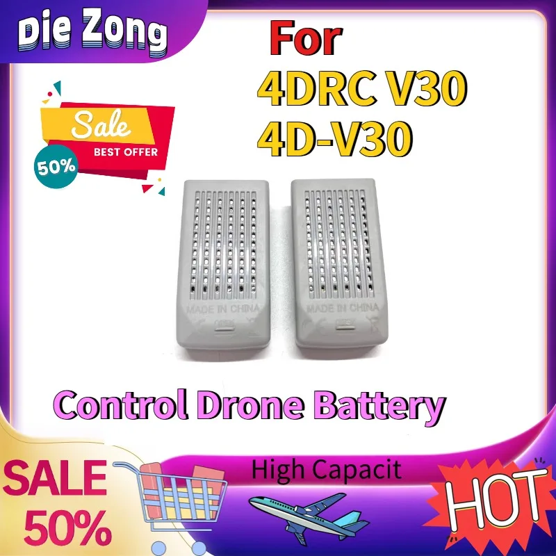 

In Stock For 4DRC V30 4D-V30 Remote Control Drone Battery Replacement Accessories High-Quality Drone Batterys