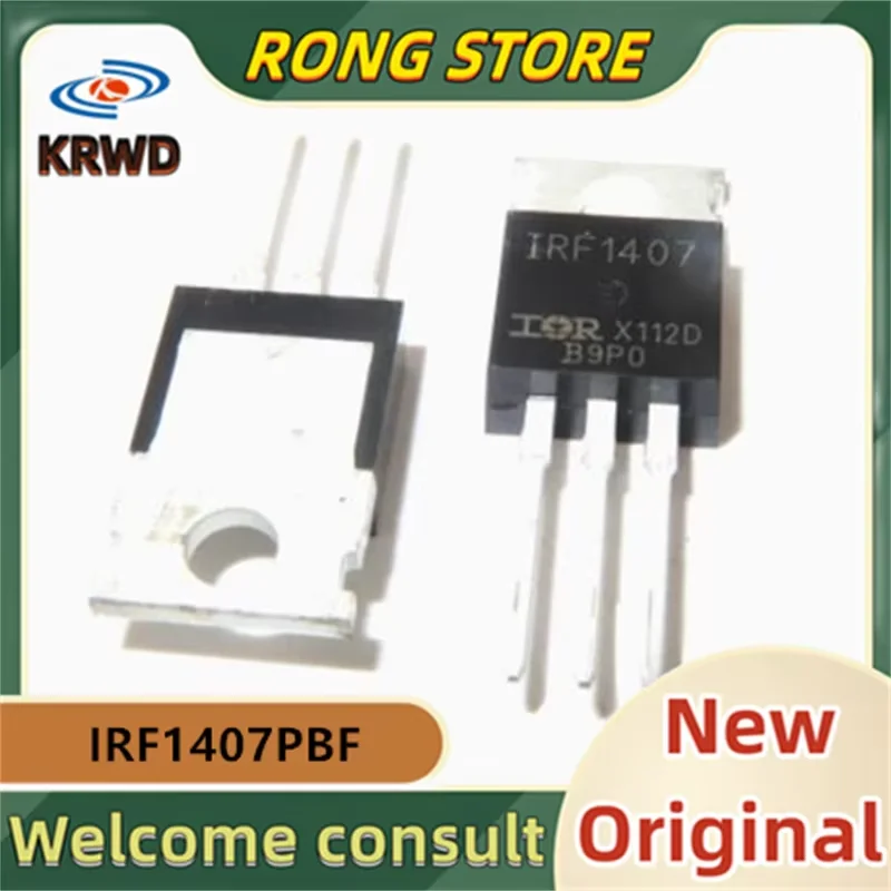 

10PCS IRF1407 New and Original Chip IC IRF1407PBF 1407 TO-220