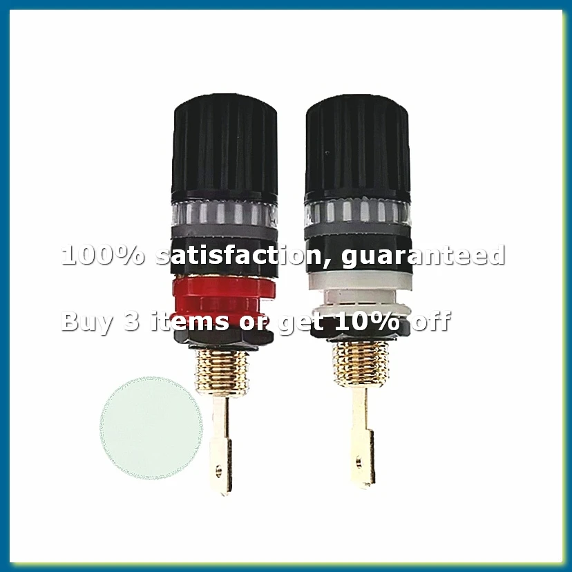 ●High-End Speaker Terminals Audiophile Amplifier Speaker Terminal Connector Banana Jack Sound Audio Connector Adapter