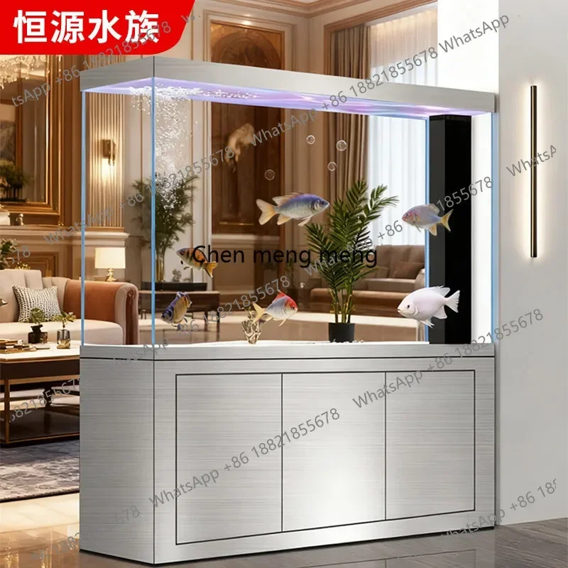 

D182Large fish tank aquarium living room floor-to-ceiling household large lazy ecological water-free glass