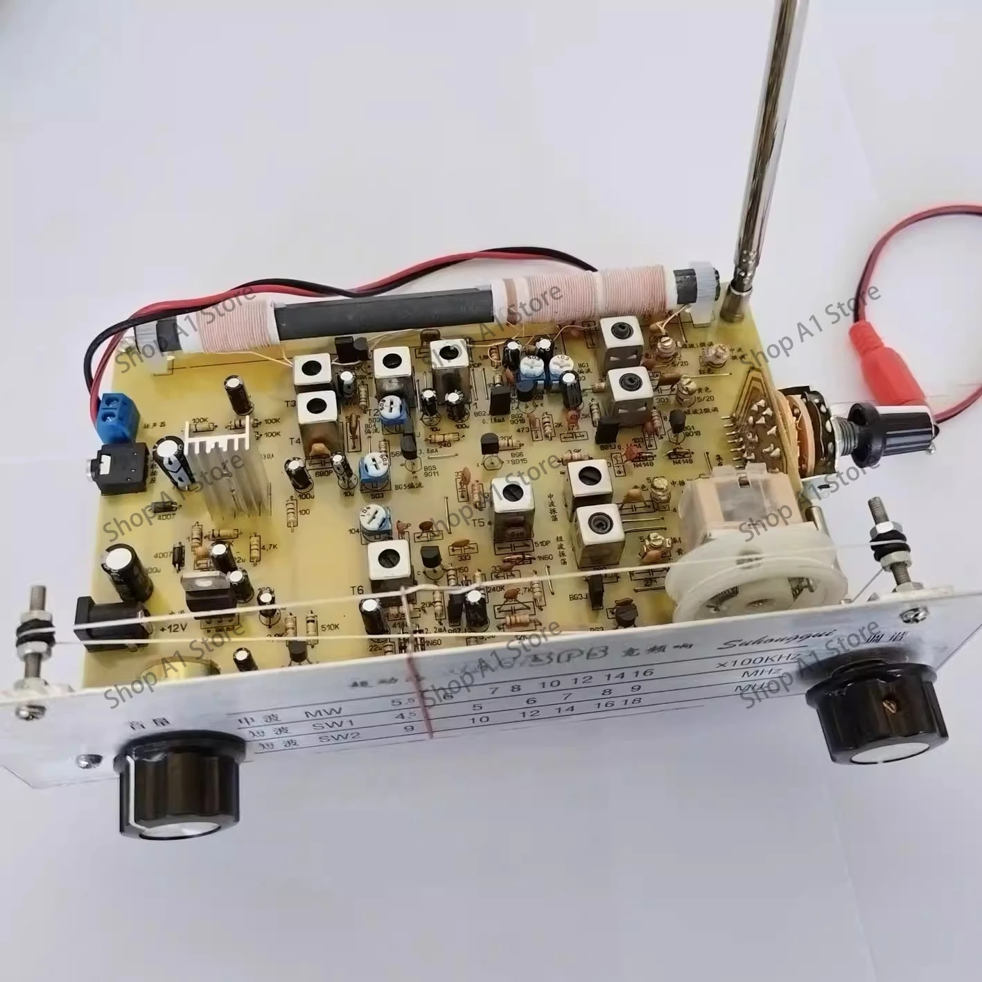 3P5 Super Dynamic Broadband Response Three-Band Amplitude Modulation Radio Kit Homemade DIY Products Ore Radio
