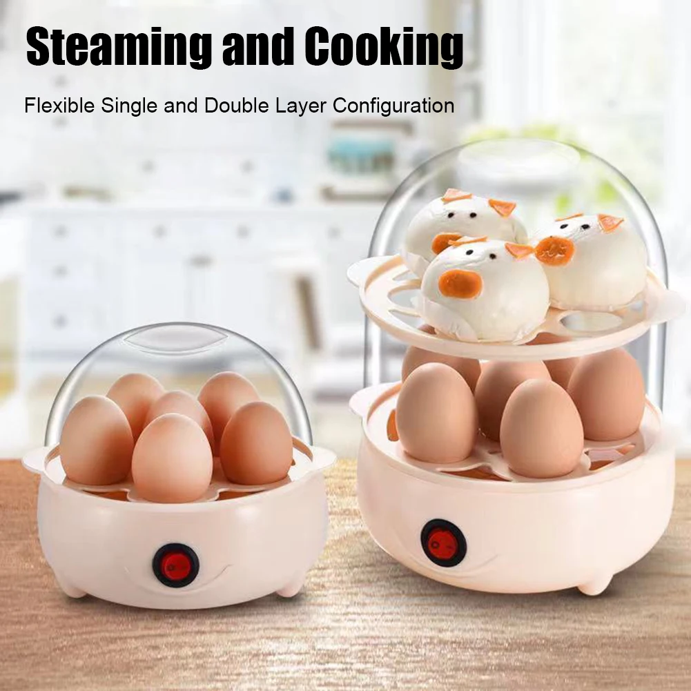 Rapid Egg Cooker, 6/12/18-Egg Capacity Soft Medium Hard Boiled Electric Egg Boiler, Multifunctional Kitchen Gadgets, Egg Poacher