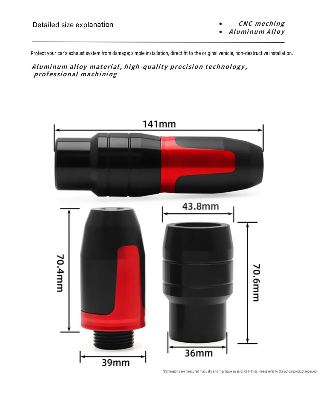 Fit for  CB400X, CM500, CM300, CB500X Exhaust Pipe Slider Crash Bar Modified Parts