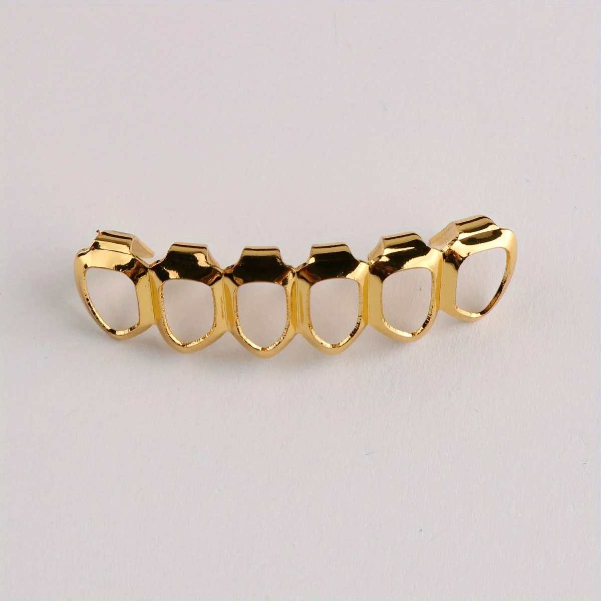 1pc/1pcs Hip Hop Teeth Copper Plated Hollow Teeth Ornaments for Men and Women Halloween Props Teeth Jewelry