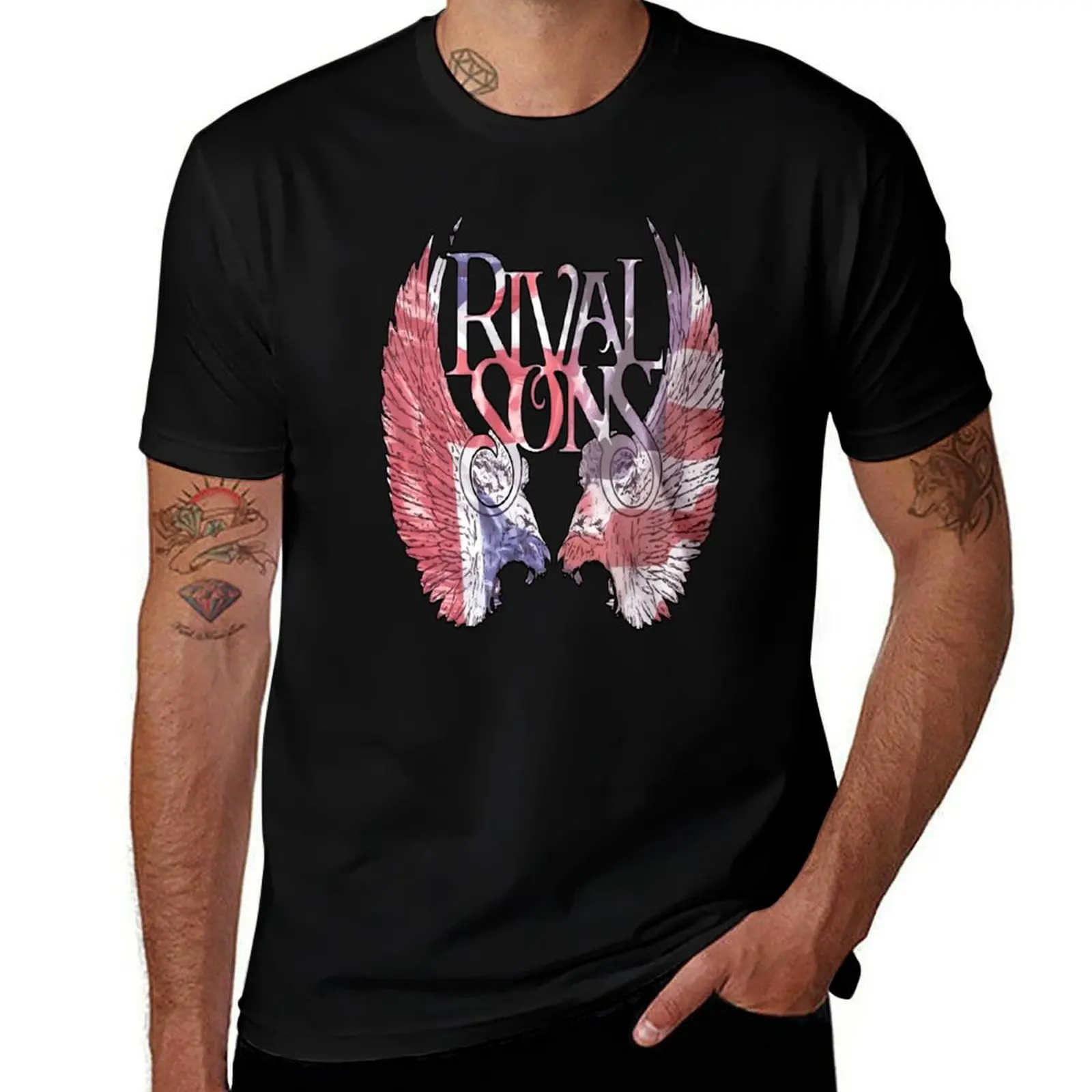 BowersJ Rival Sons Logo Women_s T-Shirt Work Outdoor T-Shirt for Men