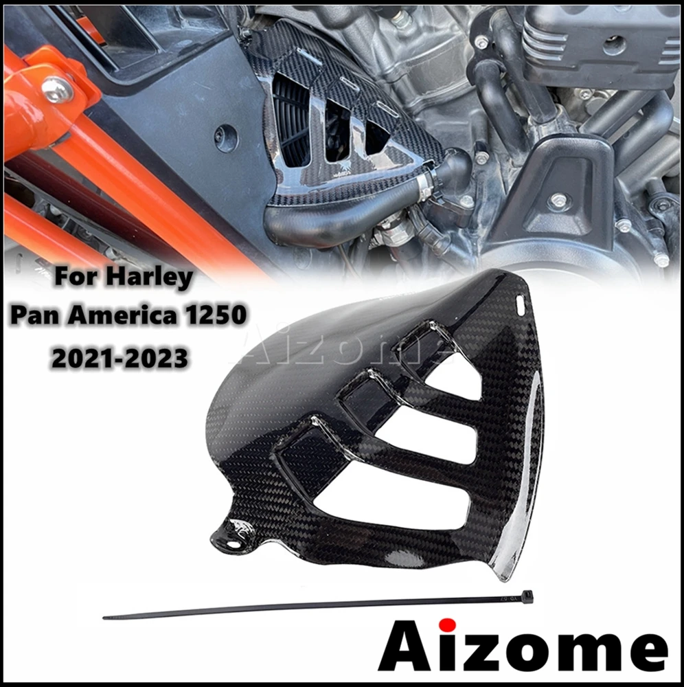 

2021-2024 For Harley Pan America 1250 Accessories Hot Air Deflector Motorcycle Left Exhaust Fan Heat Shield Anti Scalding Cover