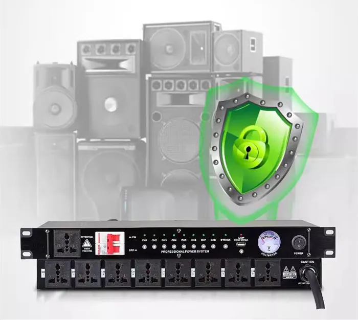 M380 كاريوكي نظام الطاقة المهنية KTV إدارة مكبرات الصوت dj الصوت تسلسل الطاقة جهاز التحكم الطرفية