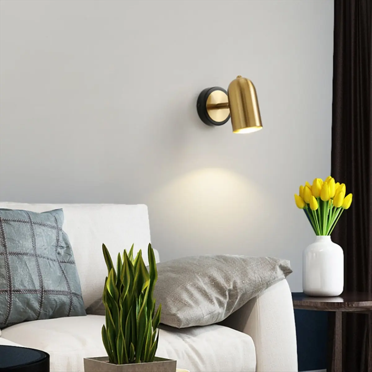 AA19 Modern Wall Lamp Beside Bedroom Adjustable Angle LED Wall Lights Living Room Stair Lights Entrance Lighting Fixtures