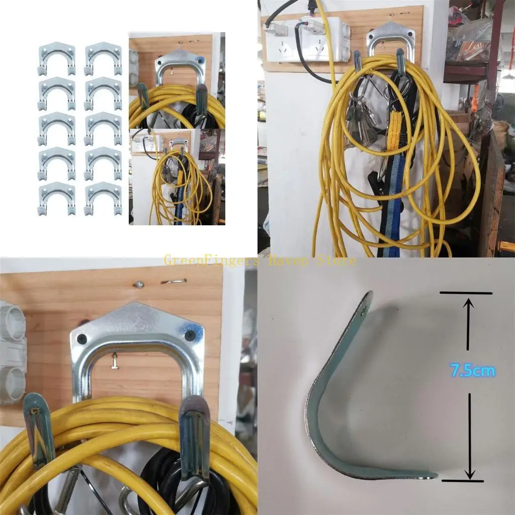 

F68D прочные стальные вешалки подвесные настенные крючки для хранения для внутреннего и наружного использования