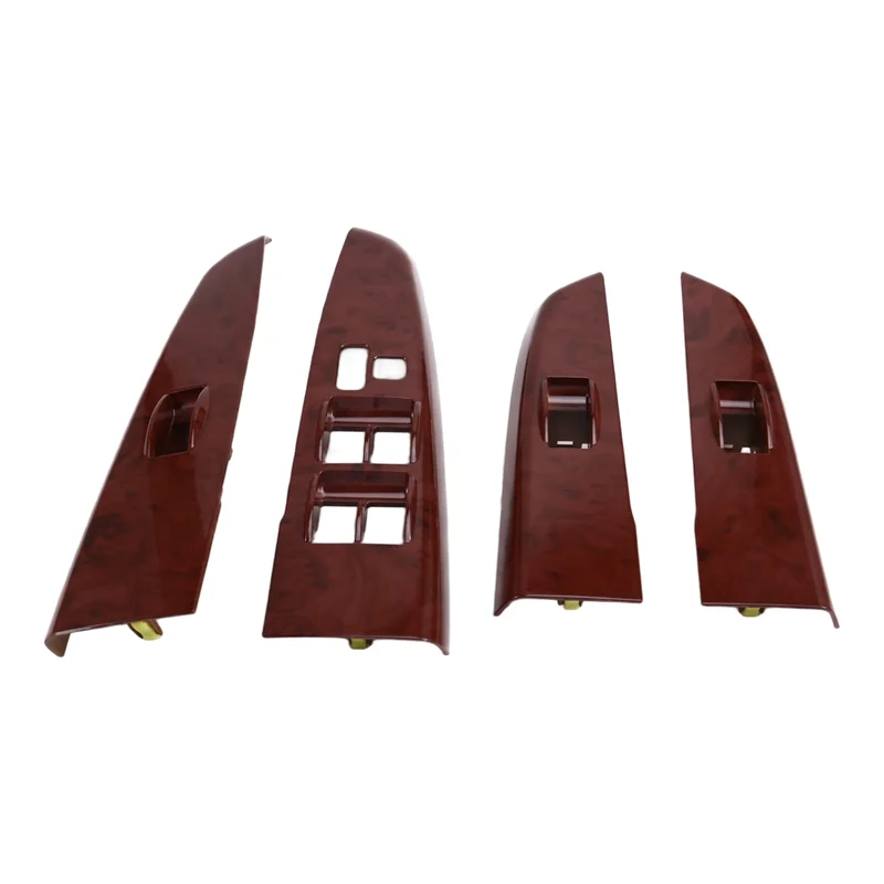 

M93K-4PCS Front+Rear Door Armrest Trim Panel Window Switch Bezel For Toyota Hilux 05-14 4271-0K010 74272-0K010 74231-0K020