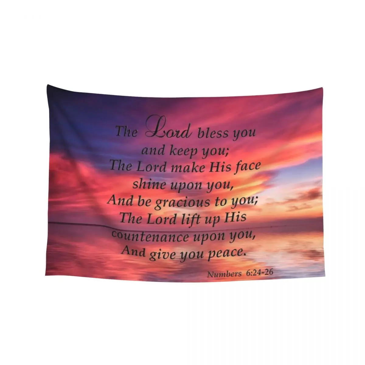 

The Lord Bless You and Keep You Tapestry Aesthetic Room Decoration Aesthetic Decoration Outdoor Decor Tapestry