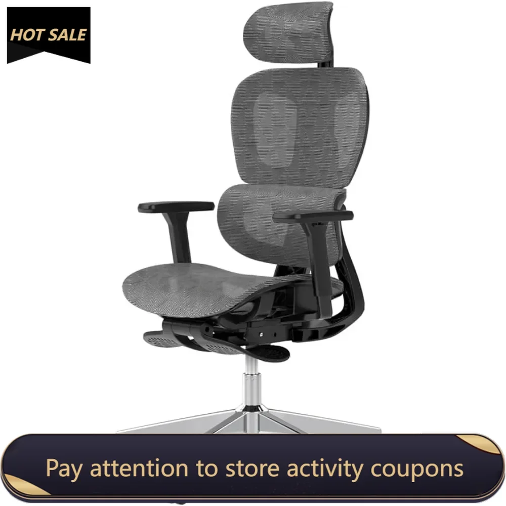 High Back Desk Chair Ergo3d Mesh Office Computer Chair for Home & Office with Adjustable Lumbar Support  3D Armrest Freight free