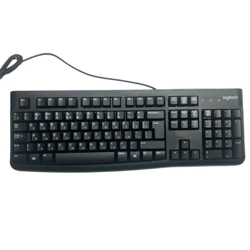 Russian Original Logitech keyboard MK270 K270 K120 MK200 MK275 MK121P MK200  Wireless Combo Keyboard And Mouse with russian