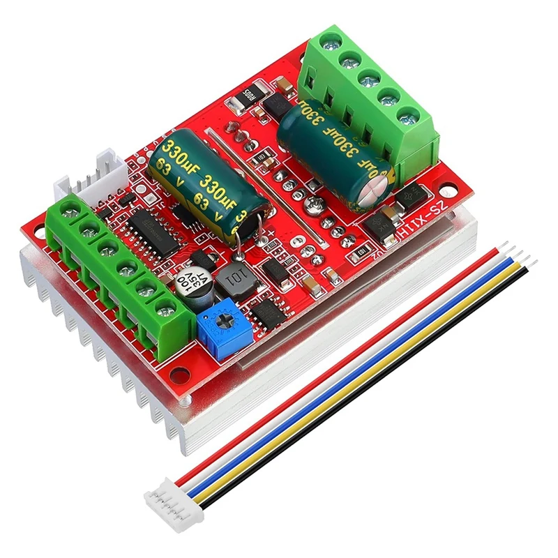 FGHGF-DC 6-60V 400W BLDC Three-Phase Brushless Motor Controller PWM 12V 24V 48V With Forward/Reverse/Stop/Brake Function