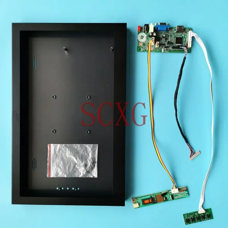 For TM121XG TX31D67VC1CAA N121X5 LCD Monitor Panel 1CCFL Metal Case+58C Controller Drive Board 20Pin LVDS 12.1