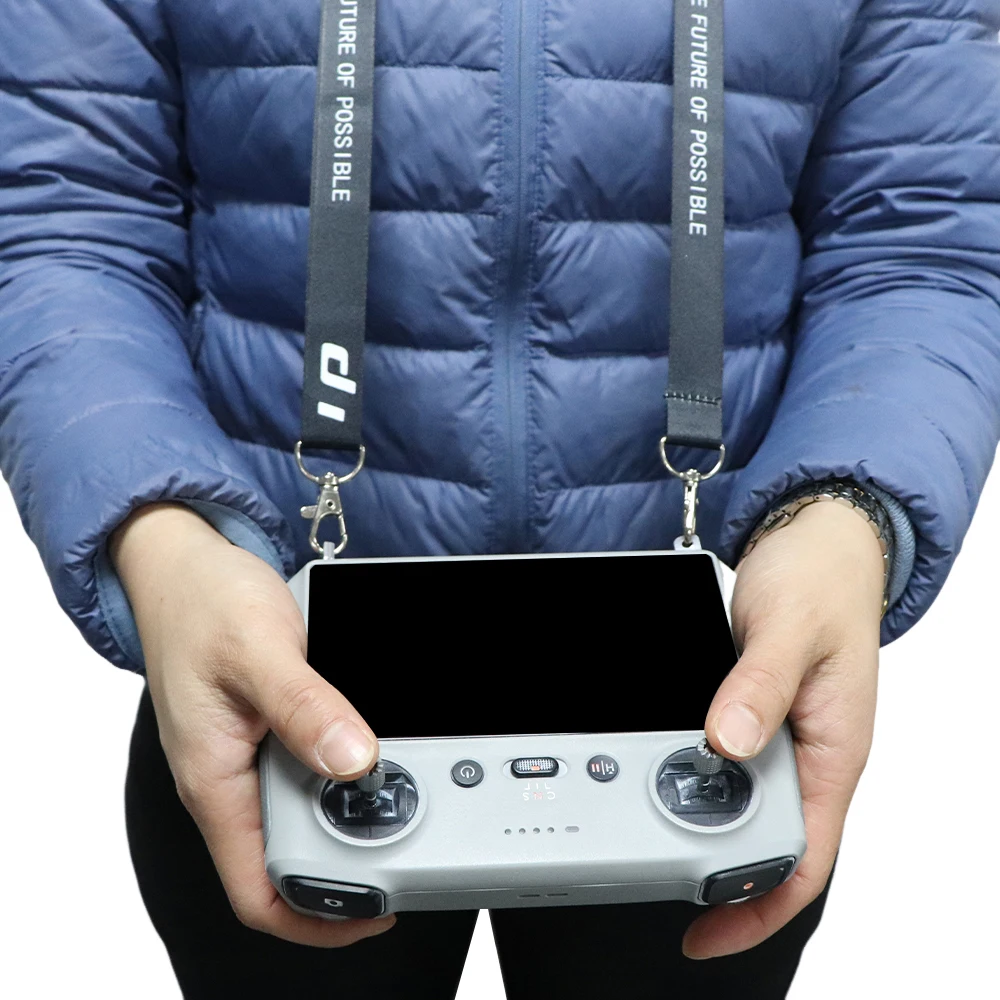 Cordão universal para controle remoto, para rc/rc 2, alça suspensa de pescoço para dji flip/neo/air 3s/mini 5 pro/mavic 4 pro, acessórios