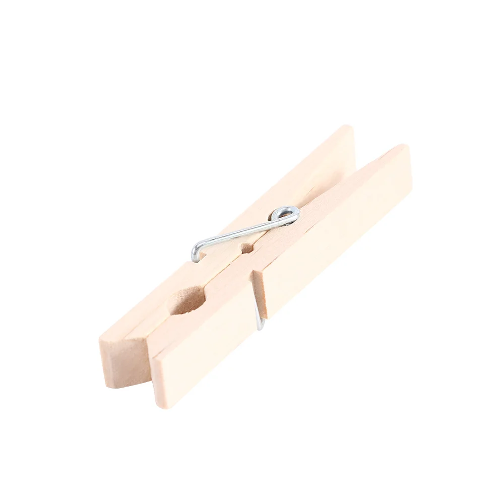 

72mm Long Multiufunction Party School DIY Wedding Clothes Pegs Clothespin Photo Clips Craft Decoration