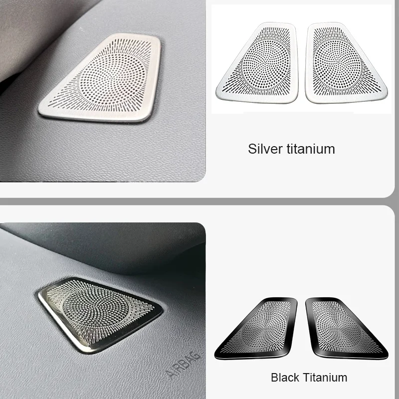 Für Volvo XC60 S60 V60 Armaturenbrett-Luftauslassabdeckung aus Edelstahl, Schutzabdeckung, Staubschutz, Autozubehör für Linkslenker. – Detail 3