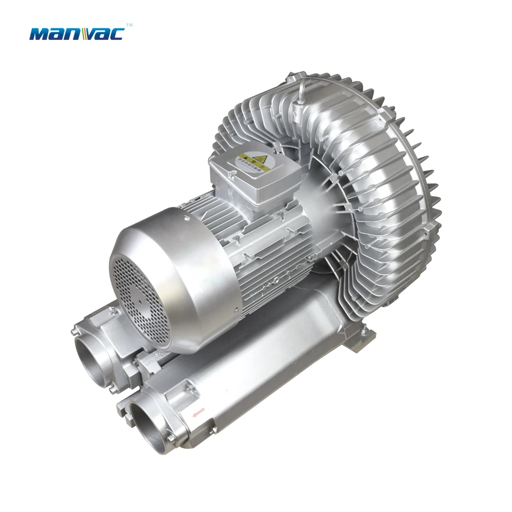 7.5kw Ring Bower Vacuum Air Pump High Power Turbo Air Blower Industrial Suction Regenerative Blower