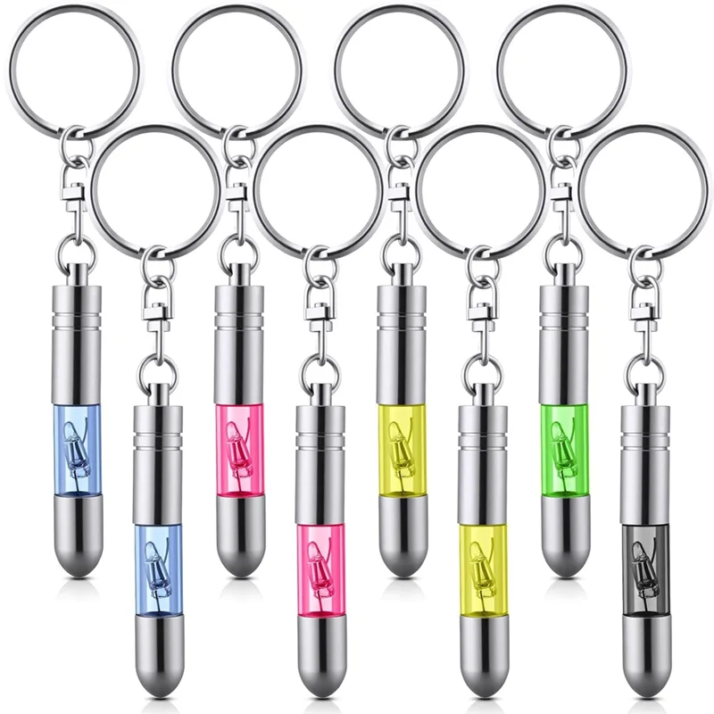 

ABJY-Anti-Static Keychain ESD Tool Set, 8Pcs Static Electricity Remover Keychain, Car Human Body Discharge Eliminator