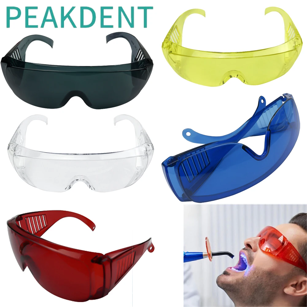 

1Pcs Colored Dentistry Lab Protective Safety Teeth Whitening Dental Eye Protection Spectacles Eyewear Dustproof Goggles Glasses