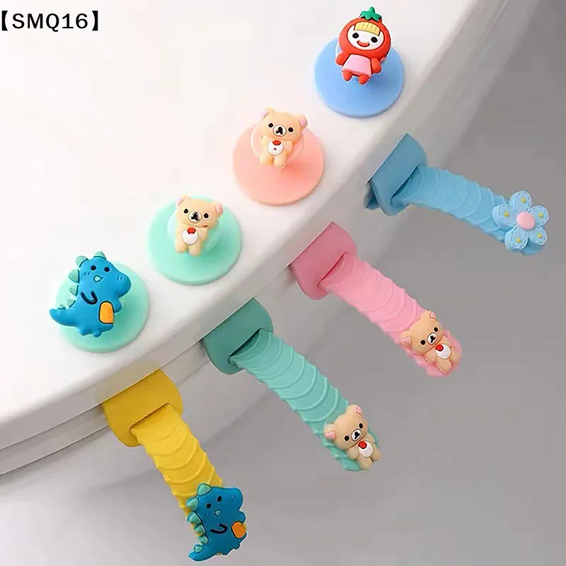 2 Pieces/set Lift Seat Handle Bracket Toilet Lid Lifter Toilet Lid Lifting Tool Ring Bezel Bathroom Sanitary Toilet【SMQ】