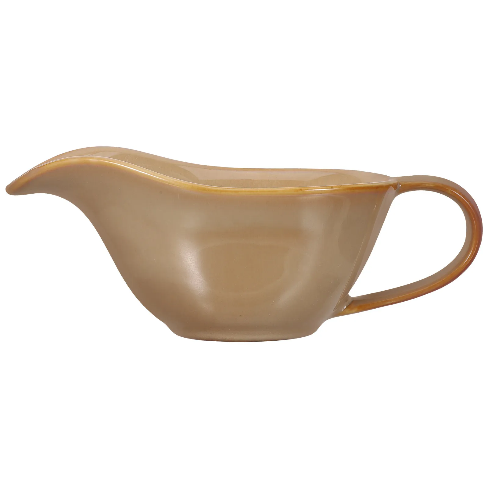 Porcelain Gravy Boat Ceramic Jug Sauce Pitcher Spout Milk Creamer Gravy Cup Sauce Pot Dining Salad Dressing Serving