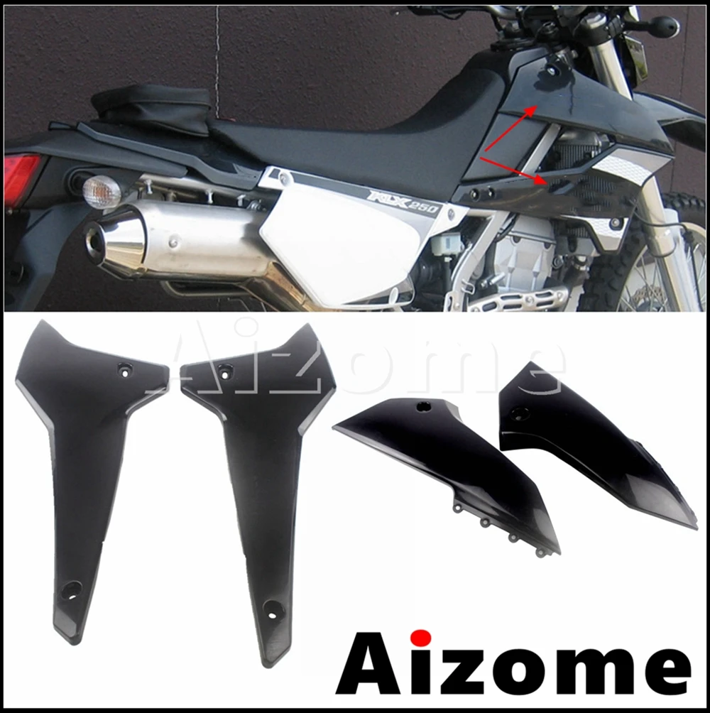 Motocross Oil Tank Fairing Side Air Box Covers For Kawasaki KLX250 D-Tracker X 2008-19 KLX250S KLX250SF Dirt Pit Bike Off Road