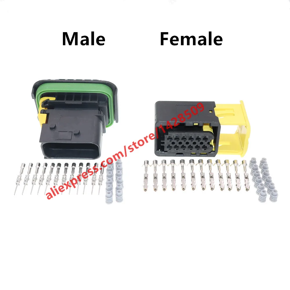 1 Set 12 Pin Automotive Urea Pump Plug Car Electrical Waterproof Connector New Energy Socket 1-1564520-1  1-1703639-1