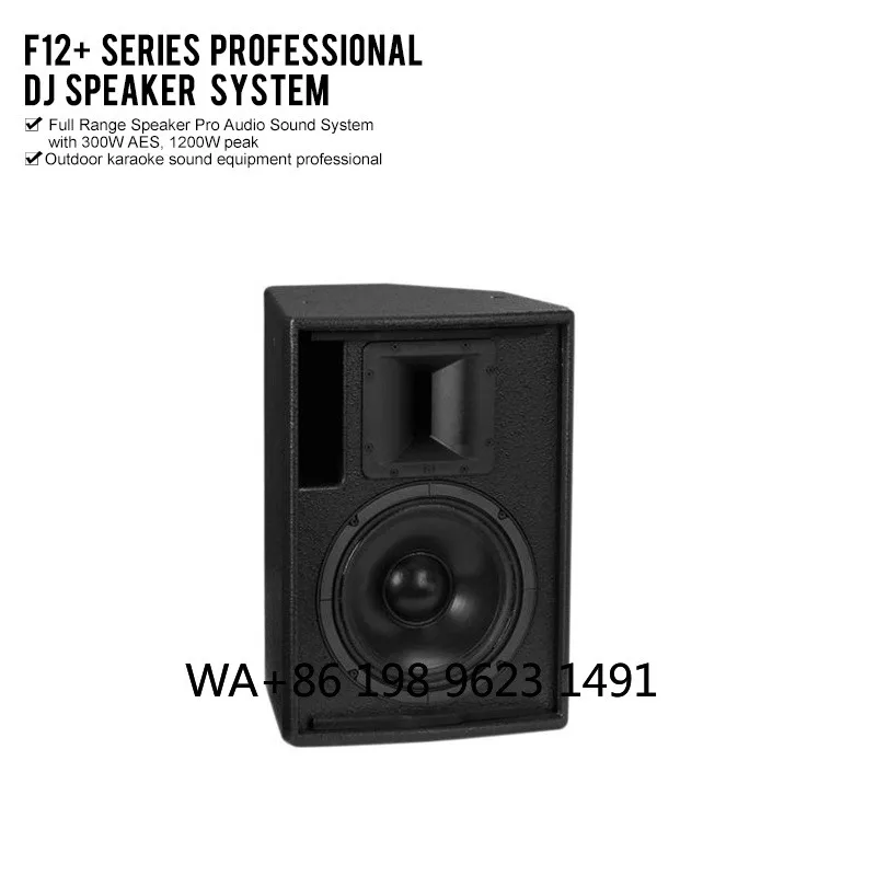 Professional Active Stage Audio Speaker  Way Full Range DJ Loudspeaker for KTV Bar Wedding Party Outdoor Live Performance Event